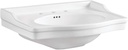 Fauceture VPB3308B Victorian 30" Ceramic Console Sink Basin, White