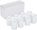 8 Pcs Faucet Filter Purifier Replacement for Bathroom Sink/Kitchen Sink with PP Cotton for Faucet Extender Faucet Water Filter Improve Water Quality Filter Sediment Rust Insect Eggs