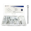 1000 Piece Cotter Pin Assortment Kit - 6 Sizes (1/16” to 5/32”) Durable Split Pins with Case, Corrosion-Resistant for Tractors, Trailers, Marine & Industrial Machinery - Bulk Multi-Size Cotter Key Set