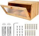 Bread Box Wood Bread Storage Container Large Capacity Bread Bin Practical Bread Container Lightweight Bread Storage Bin Space