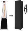 Patio Heater Cover, Patio Heater Covers Waterproof with Zipper, Square Outdoor Heater Cover 87"H x 21"W x 24"L