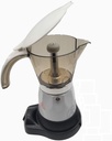Bene Casa Portable Espresso Coffee Maker, 3 Cup, White