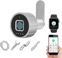 Fingerprint Drawer Lock eLinkSmart Phone App Biometric Cabinet Lock 30MM (27MM) with 3 Sizes Tubular ​Cam Support 20 Fingerprints 1000+ App Users iOS Watch Unlock