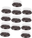 30Pcs Transparent Plastic Cake Boxes Mousse Packing Box Dessert Packing Container for Cakes Cupcakes Muffins and Pastries for Parties and Celebrations