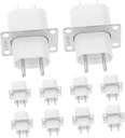 PRETYZOOM 10pcs Professional Microwave Socket Microwave Socket Compact Versatile Kitchen Supplies