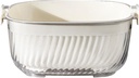 Luxshiny Strainer Basket Strainers for Kitchen Hanging Fruit Basket Handle Kitchen Pasta