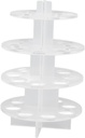 30 Holes Acrylic Coffee Carousel Pod Holder, Durable Coffee Pod Organizer Rack, Modern Design for Home Office, Keeps Countertop and Organized