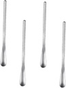 4pcs Stainless Steel Ice Tea Spoons Reusable Stirrer Spoon for Tall Glasses Bar Kitchen Eco-friendly