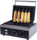 Commercial Electric Waffle Maker Machine Nonstick Hot Dog Waffle Baking Machine, Intelligent Control, for Bakeries, Restaurants, Kiosks, Canteens, Snack Bars, Etc