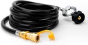 Stanbroil 12 ft Propane Regulator Hose with Standard 3/8" Quick Disconnect for Mr. Heater Big Buddy Indoor/Outdoor Heater