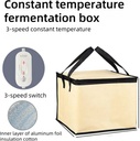 Digital Dough Proofing Box with Temperature Control, 25W Fermentation Mat for Bread and Pastries (Constant Temperature Fermentation Tank [3 Adjustment], Temperature Control 【 Volume 50 L 】)