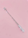 TISHAA Bling Rhinestone Coffee Spoon – Luxury Long Stainless Steel Iced Tea Spoon, Teaspoon for Coffee, Tea, Lattes, Cappuccinos, and Iced Drinks (Regular)
