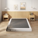 EMODA 5 Inch Box Spring Queen Size Bed Base, Heavy Duty Metal Queen Mattress Foundation with Fabric Cover, Easy Assembly