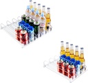 Coanto Drink Organizer for Fridge 3 Row&5 Row