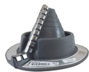 RETROFIT (3/4" - 2-3/4") Gray EPDM Flexible Pipe Flashing - Roof Jack - Pipe Boot - Flashing (RF801G)