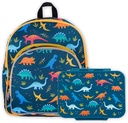 Wildkin Kids 12 Inch Backpack Bundle with Bento Box (Jurassic Dinosaurs)