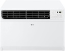 LG LW1522FVSM Window Conditioner with Dual Inverter Technology, Wi-Fi Enabled w/Remote, Ultra Quiet Operation, 700 Sq.Ft, 4-Way Air Deflection, 3 Cooling and Fan Speeds, 115V, 14,000 BTU, White