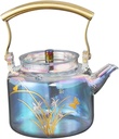 LIFKOME Electric Stove Kettle Large Capacity Hot Water Pot Kitchen Teapot Heat Resistant Easy to Maintain
