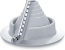 Metal roof Vent Pipe Flashing Boot Epdm Flexible Roof Jack Rubber Flashing Collar Repair Shingle Boot,Round Base(1 Pcs,Pipe Diameter 3/4" - 2-3/4")