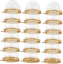 50Pcs Transparent Dessert Boxes for Baking Household Bakery Use Delicate Food Containers with Tight Seal for Cupcakes Egg Yolk Puff Pastries and Small Cakes