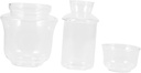 Teapot Warmer Cover Heat-resistant Glass Sake Warmer for Tea Party Kitchen Tea