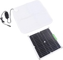 Solar Panel Heating Blanket, Portable Solar Panel Blanket, 12V 50W Polycrystalline Silicon Solar Panel, for Car Rides, Outdoor Activities
