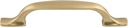 Top Knobs TK863HB TK863 Torbay 3-3/4 Inch Center to Center Handle Cabinet Pull from The Devon Series