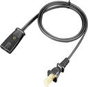 3ft Long 2 Pin 1/2 Inch Spacing Power Cord for Farberware 134 138 142 Coffee Pot Percolator Electric Cord - Also for Many Rice Cookers and Other Small Appliances