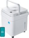 Midea Cube 20 Pint Dehumidifier for Basement, Up to 1,500 Sq. Ft. dehumidifier with drain hose, ENERGY STAR Certificated, Smart Control, Compatible with Alexa, White