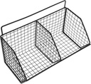 Wire Storage Basket for Kitchen Wall Mount Vegetable and Fruit Organizer Design Capacity Stylish Kitchen Decor Space-saving Storage