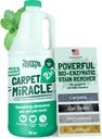 Sunny & Honey Carpet Shampoo & Cleaning Solution - 32 Fl Oz Spring Mint Scent - Pet Carpet Cleaner Machine Solution - Rug & Upholstery Cleaner - Stain Remover & Odor Deodorizer