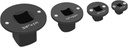 Low Profile Impact Socket Adapter Set. Drive Ratchet Adapter Set (1" to 3/4", 3/4" to 1/2", 1/2" to 3/8",and 3/8" to 1/4"）4PCS