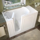 2653LWS 26x53 Left Drain White Soaking Walk-In Bathtub