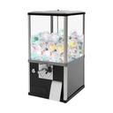 25 Cent Vending Machines, Commercial Gumball Machine with Clear Window, Coin Operated Candy Dispenser for 1.77-1.97in Ball for Capsule Toy Twister Ball in Retail Stores, 11.42x10.24x20.87in (Black)