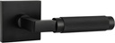 Explore Hardware Soho Solid Brass Single Dummy Door Lever – Matte Black Non-Turning Decorative Handle