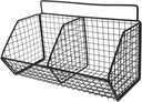 LIFKOME Multifunctional Wall-mounted Basket Kitchen Vegetable Basket Storage Organizer