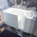 Spa World Venzi Vz3060wirwa Rectangular Air Jetted Walk-In Bathtub, 30x60, Right Drain, White