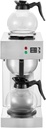 Happybuy 12 Cups Commercial Drip Coffee Maker, Coffee Maker Machine with 2 Glass Carafes and 2 Warmer Plates, Stainless Steel Pour Over Coffee Brewer for Restaurant, Office